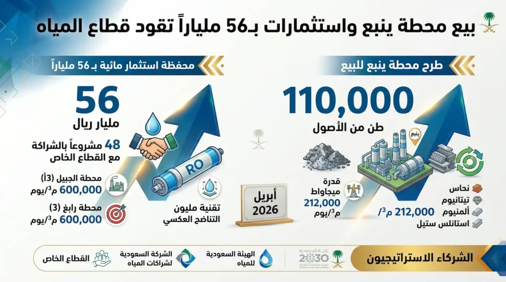 أسرار طرح محطة ينبع والمحفظة المليارية