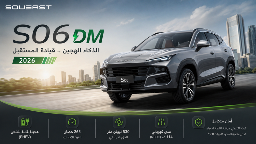 سوإيست S06 DM تستعد للظهور الرسمي الأول في مصر